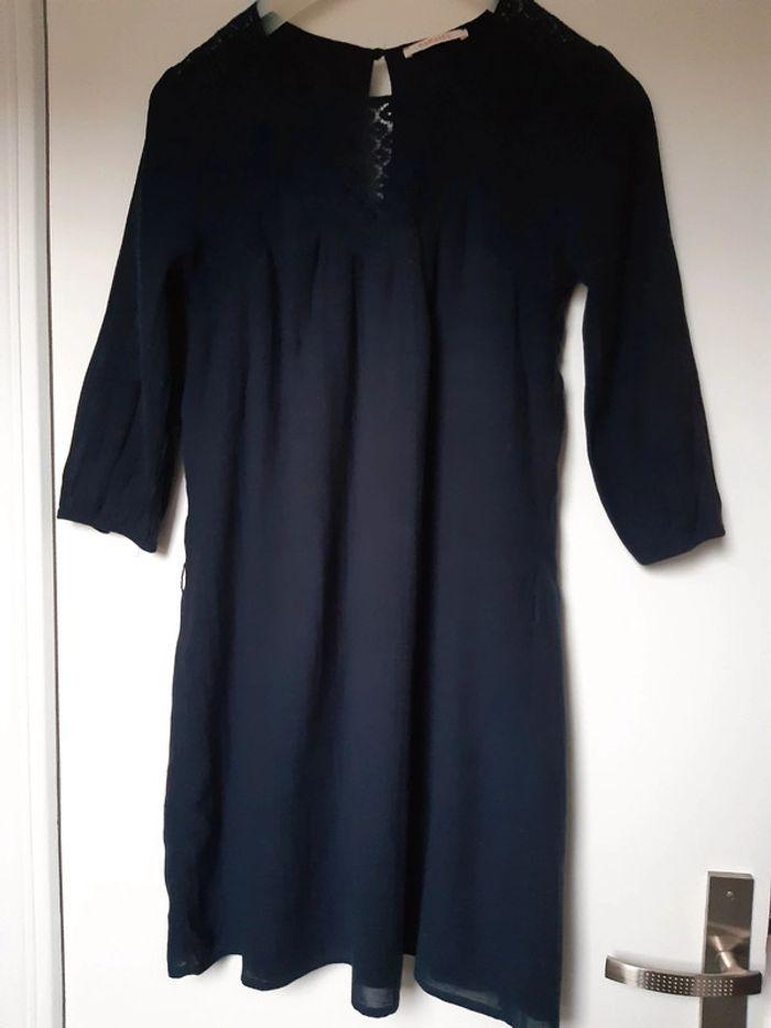 Robe bleue casual bohème - photo numéro 1