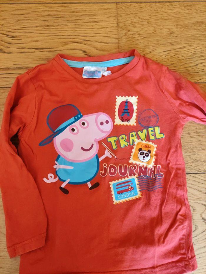 Tee-shirt manches longues Peppa Pig - photo numéro 2