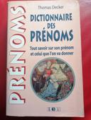 Livre dictionnaire des prénoms