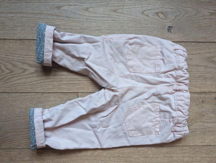 Pantalon fille 6 mois rose - photo numéro 2