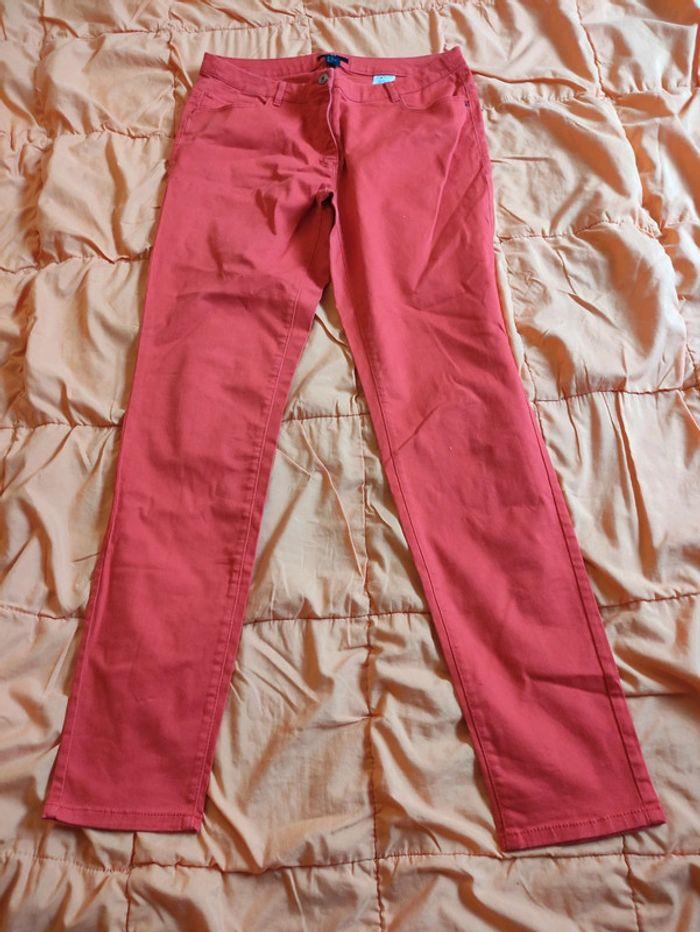 Pantalon H&M rouge Taille 40 - photo numéro 1