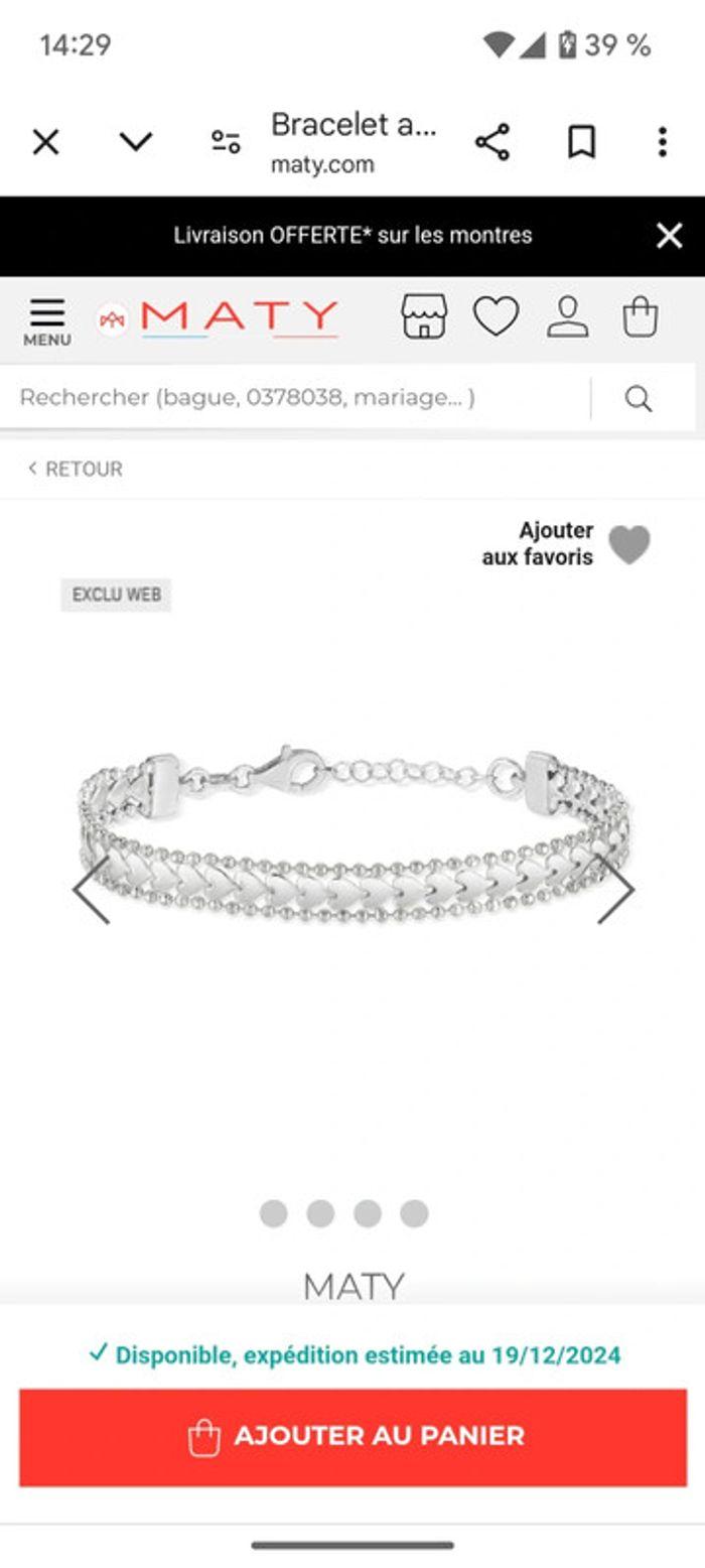 Bracelet argent 925 - photo numéro 1