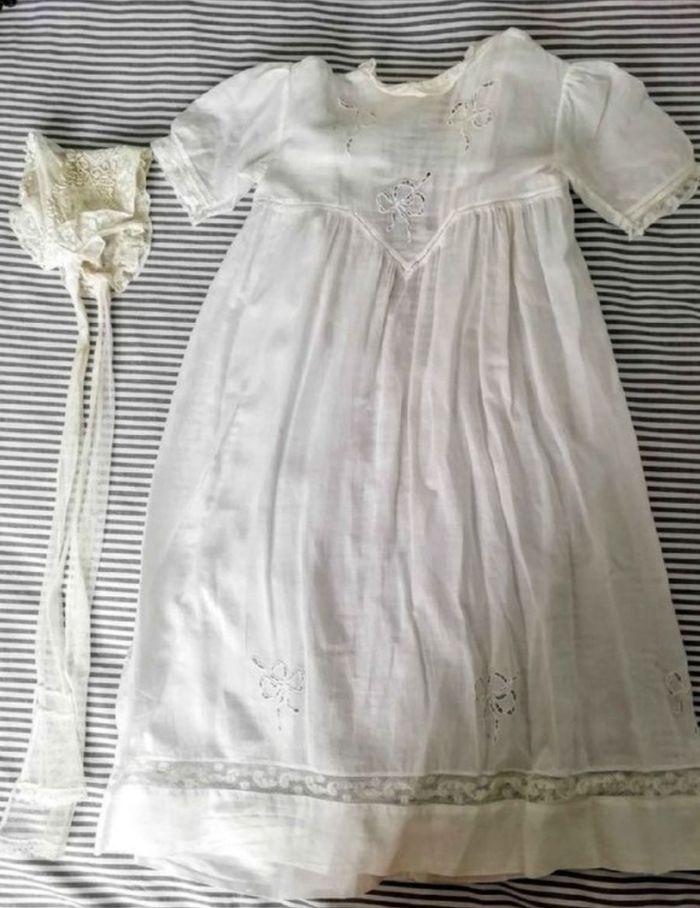 Robe de baptême vintage - photo numéro 1