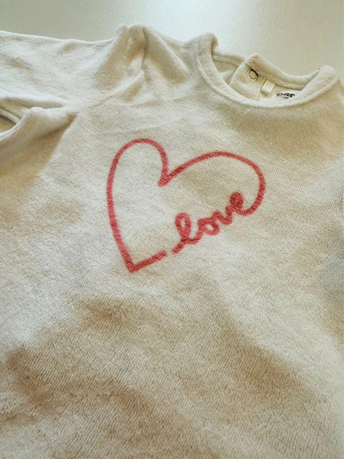 Pijama bébé “love” - photo numéro 2