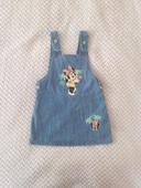 Robe en jean bretelles Minnie Disney 9 mois