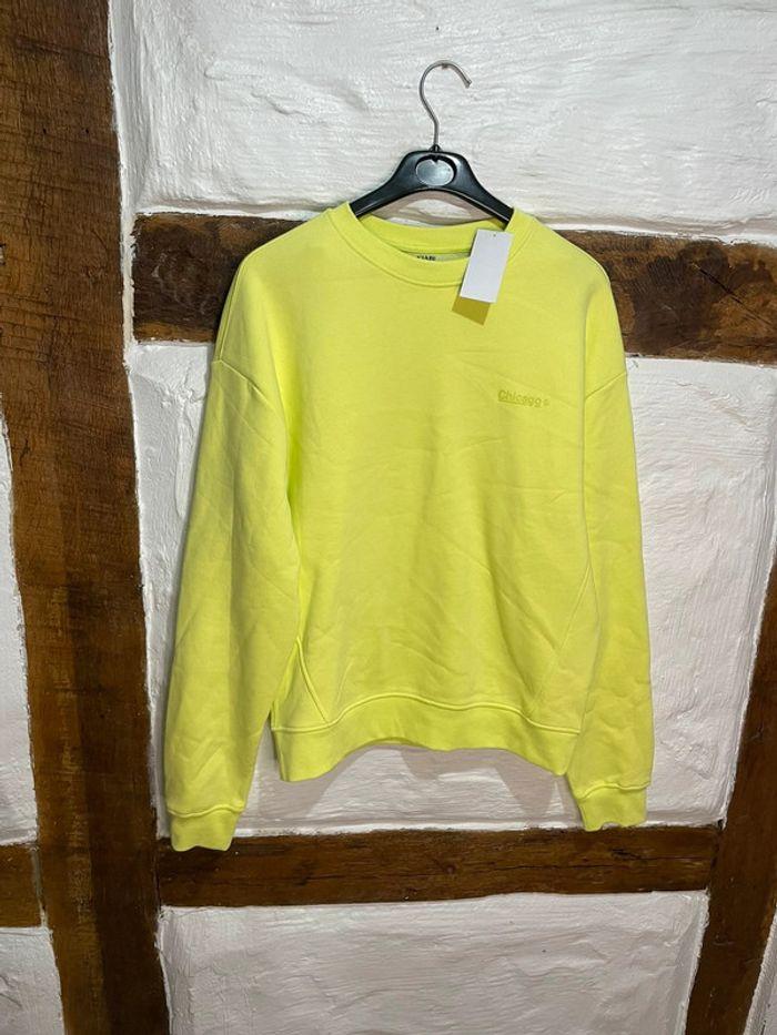 pull neuf jaune fluo - photo numéro 2