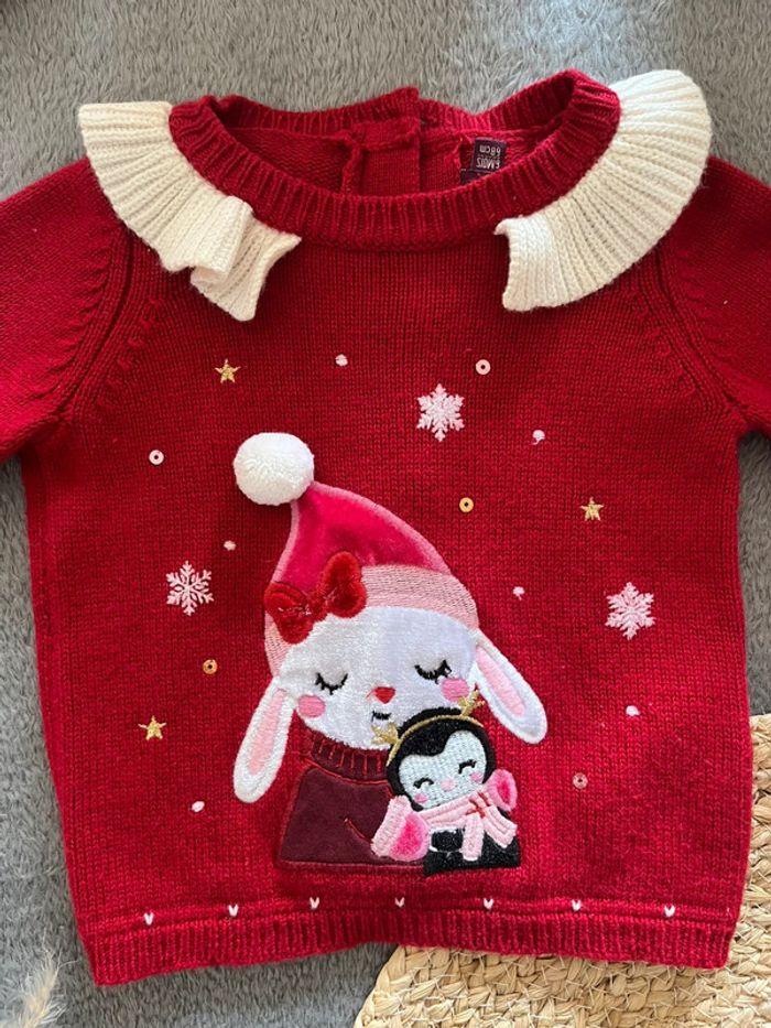 Pull de Noël Sergent Major 6 mois fille - photo numéro 2