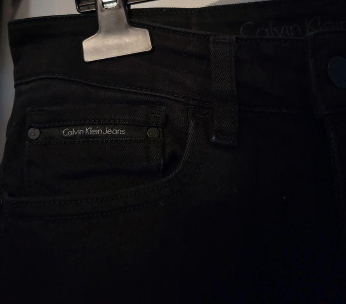 Jeans noir homme 38 Calvin Klein Slim Straight taille W 28 L 32 - photo numéro 4