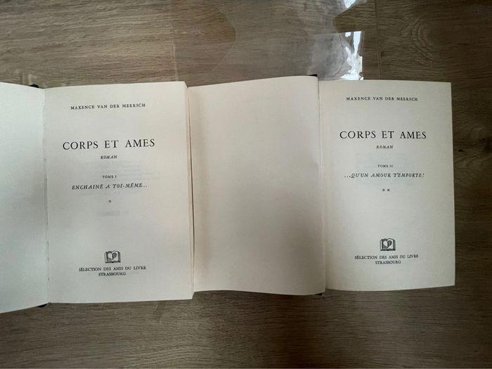 Corps et Ames Tomes I & II - Maxence Van der Meersch, sélection les amis du livre de Strasbourg - photo numéro 3