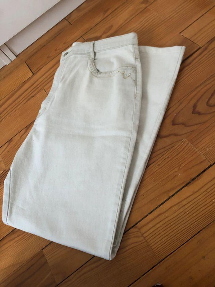 Pantalon crème I Quing T 5 taille XL / 42 / 14 - photo numéro 10