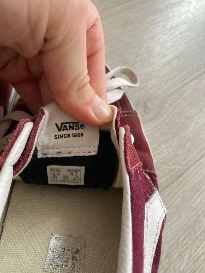 Baskets Vans Bordeaux - photo numéro 3