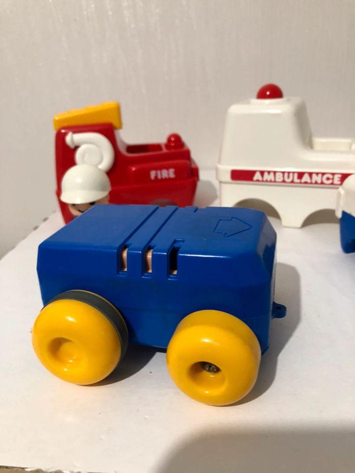 Jouet vintage 1989 tomy véhicules voitures premiers secours en boîte - photo numéro 6