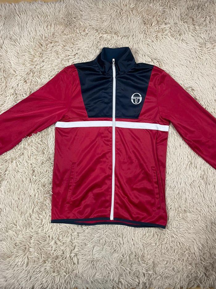 Trackjacket Veste de survêtement vintage Sergio tacchini rouge y2k taille M - photo numéro 2