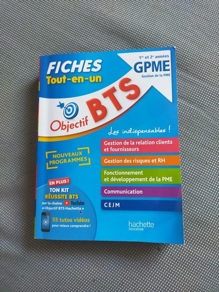 Livre fiche bts gpme - photo numéro 1