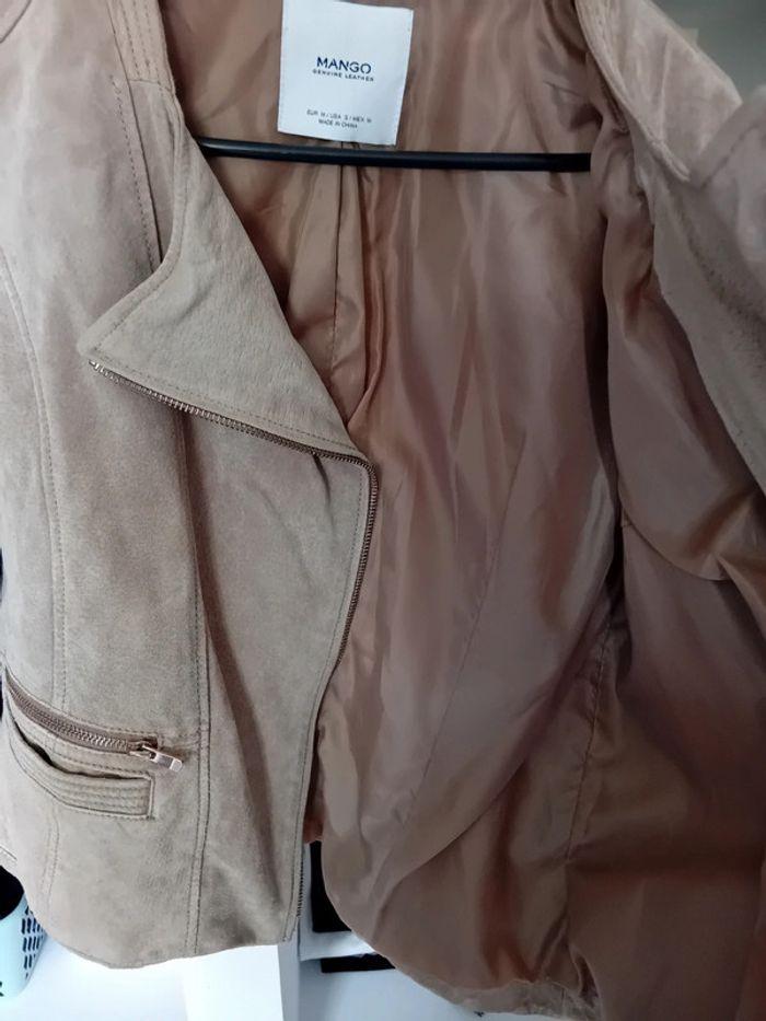 Veste Mango en Daim taille 38 - photo numéro 4