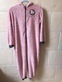 Combinaison pyjama rose 10 12 ans