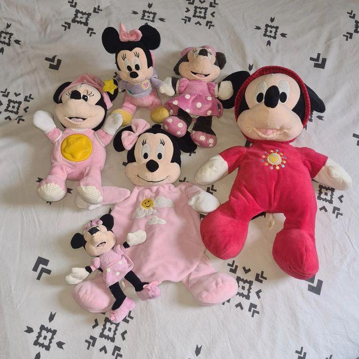 Peluches Minnie et Mickey - photo numéro 1