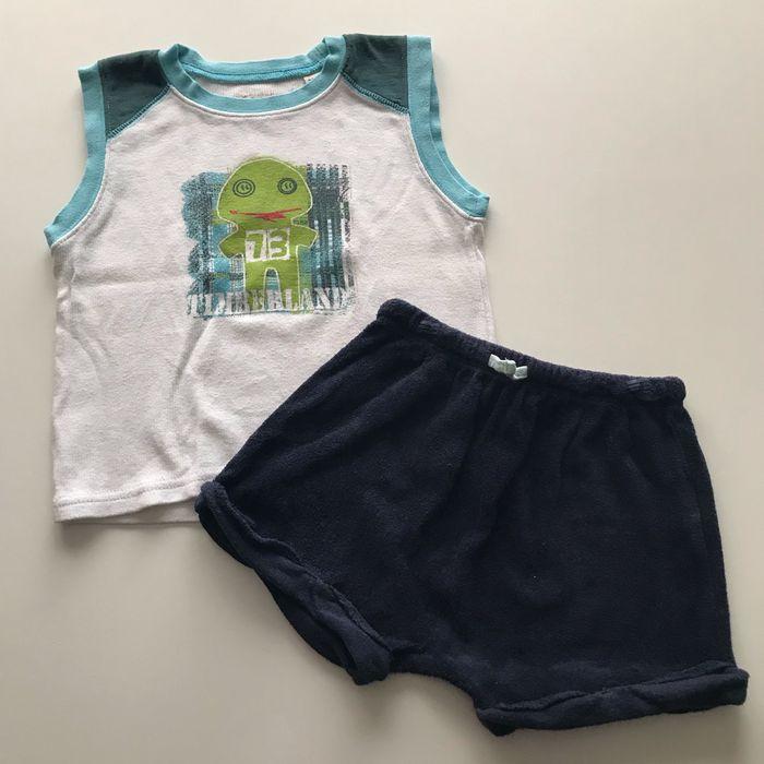 Ensemble short+débardeur 24M