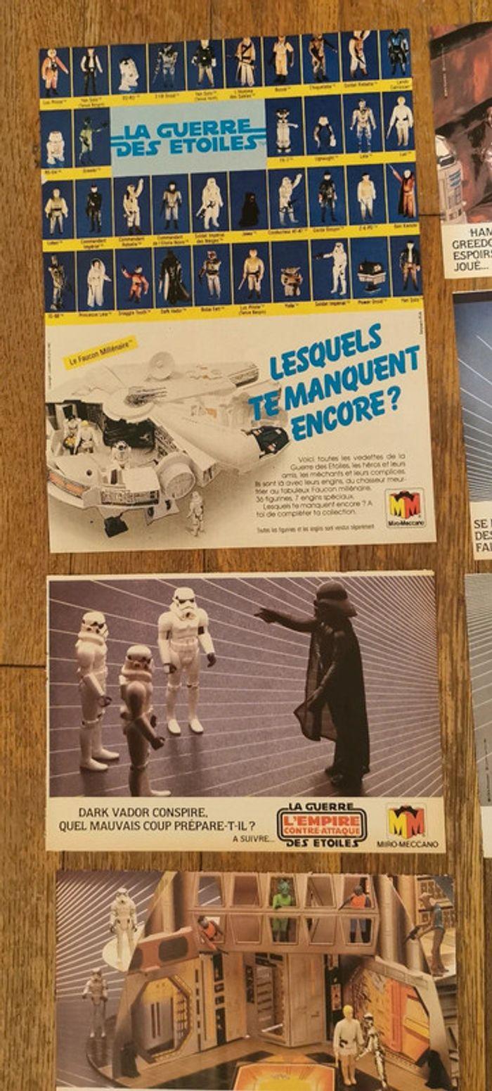 Lot anciennes publicités star wars meccano - photo numéro 2