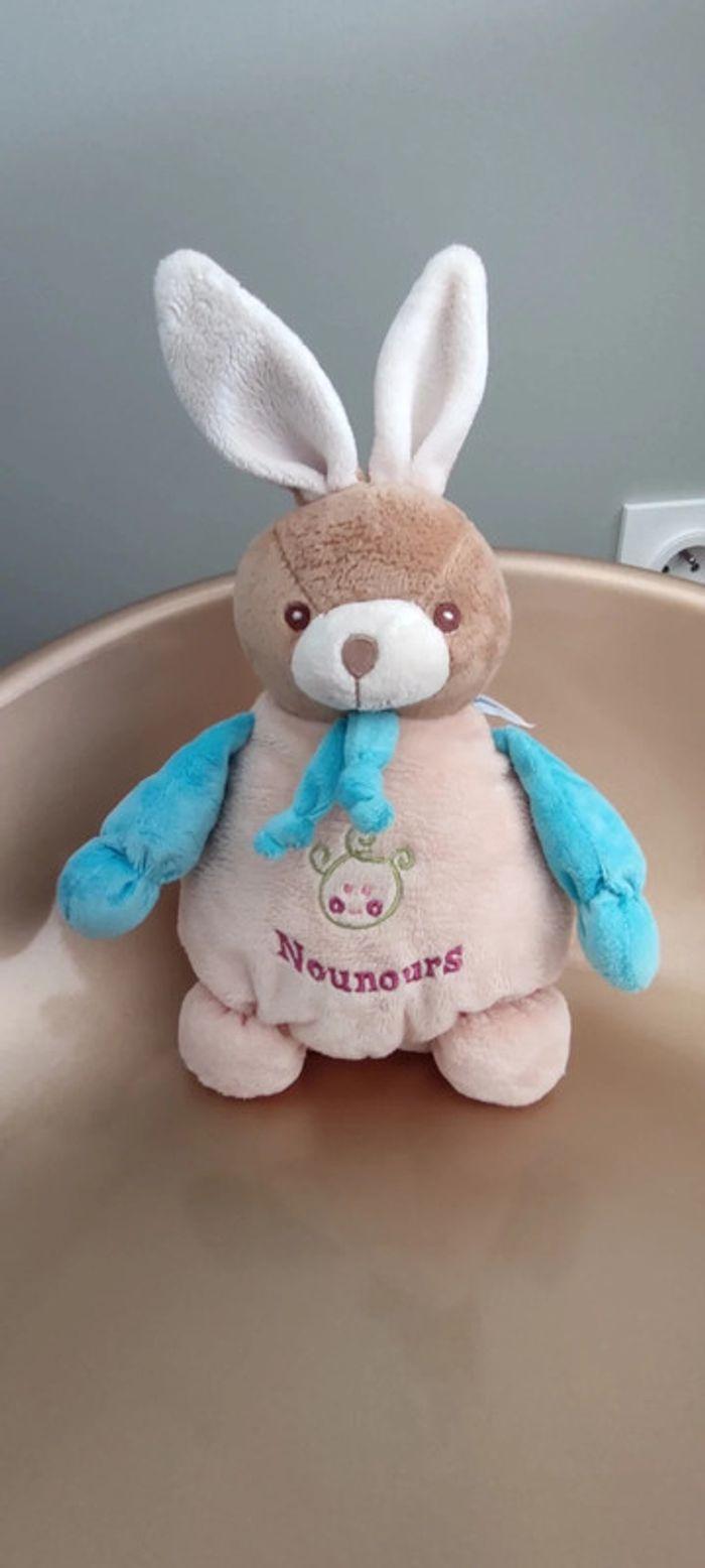 Doudou Lapin boule Nounours - photo numéro 6