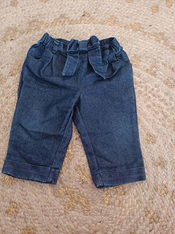 Pantalon matière jean