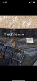 jean vintage Zadig & Voltaire, évasé taille basse