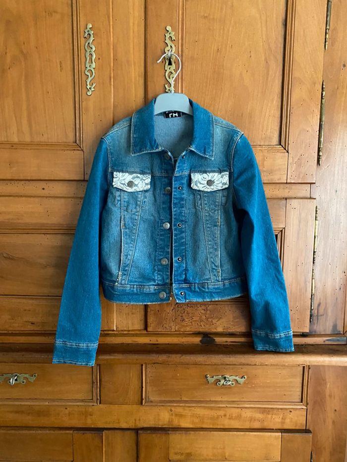 Veste en jeans 8 ans - photo numéro 1