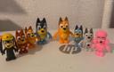 Lot 8 figurines Bluey