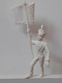 Figurine soldat plastique blanc La Roche aux fées