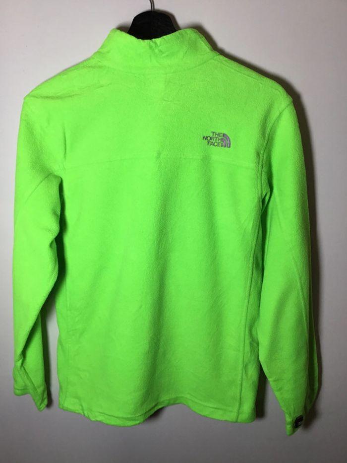 Veste polaire pour garçon The North Face vert fluo taille L (14/16 ans) 096 - photo numéro 3