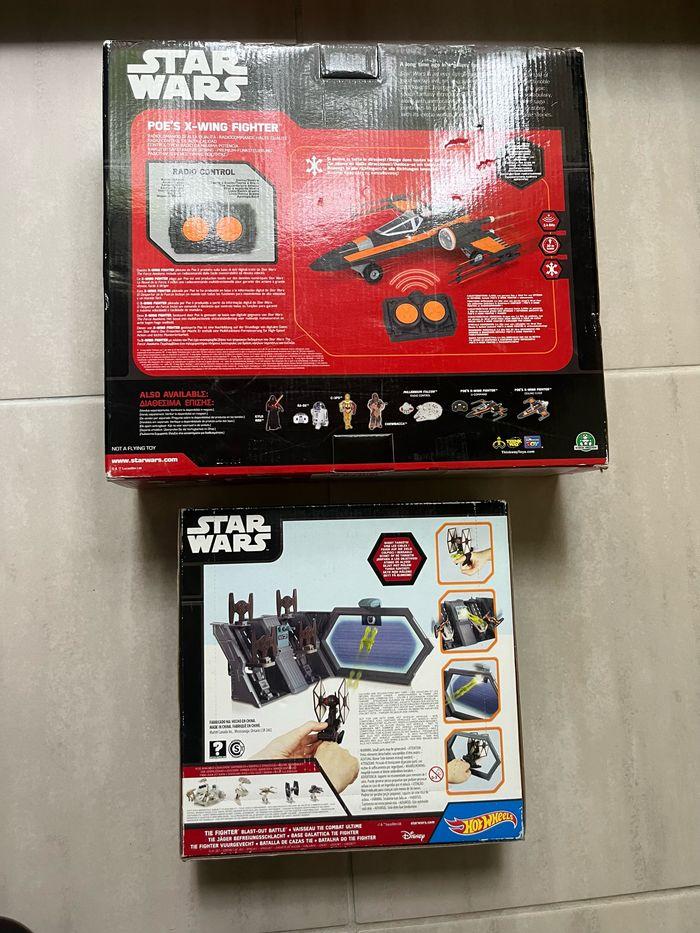 Neuf lot Star wars avion radiocommandé telecommandé + vaisseau de combat hotwheels - photo numéro 5