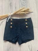 Short velour jacadi 5 ans