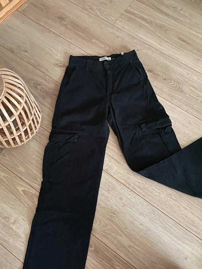 Joli pantalon Cargo noir - photo numéro 1