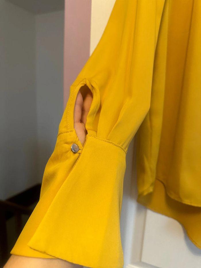 Chemise jaune moutarde Mango - photo numéro 3