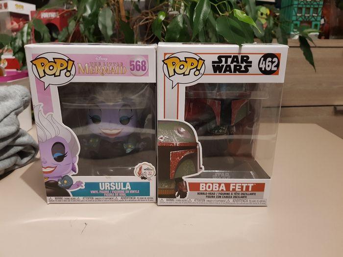 Lot de 2 funko pop boba fett et ursula - photo numéro 1