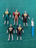 Lot Figurines Mega Power Figthers - 90s vintage toys Power Rangers Bioman Sentain