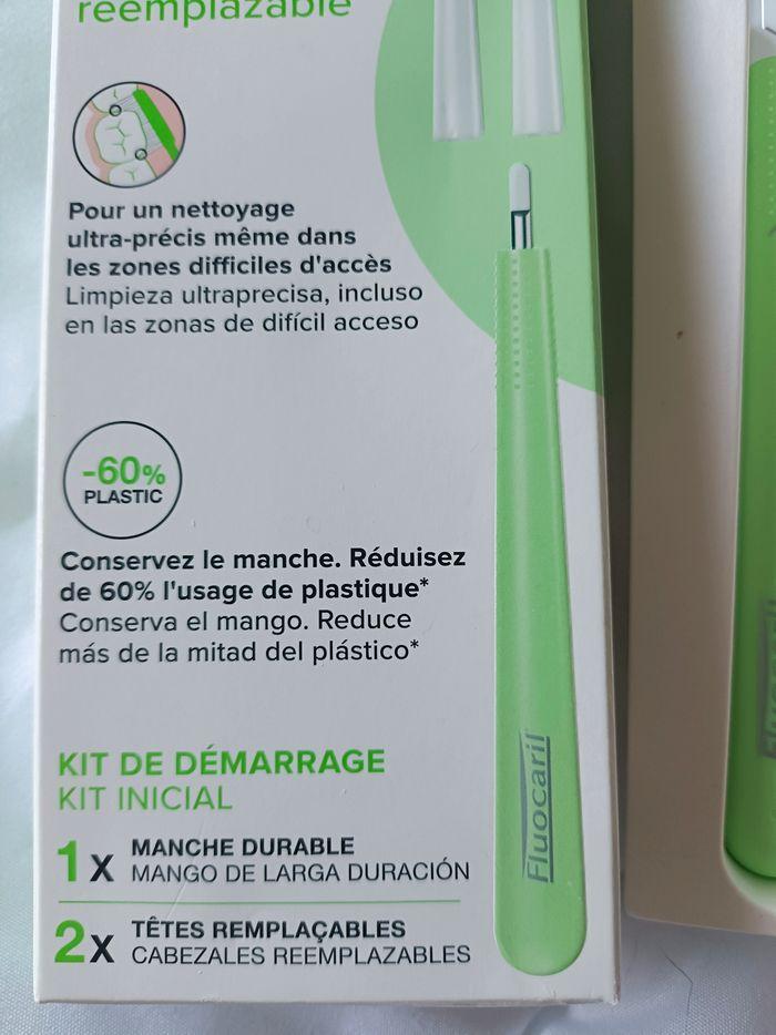 Kit de brossage à dents Fluocaril ( manche +2 têtes remplaçables) - photo numéro 3