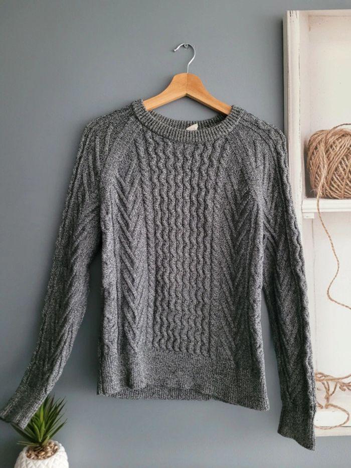 🌻 Pull gris taille S Gap 100% coton - photo numéro 1