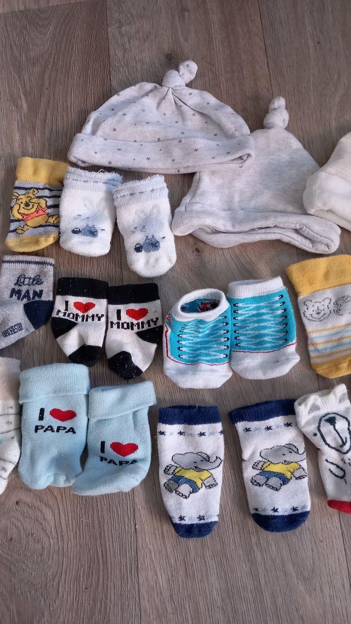 Lot de chaussettes et bonnet de naissance pour garçon - photo numéro 3