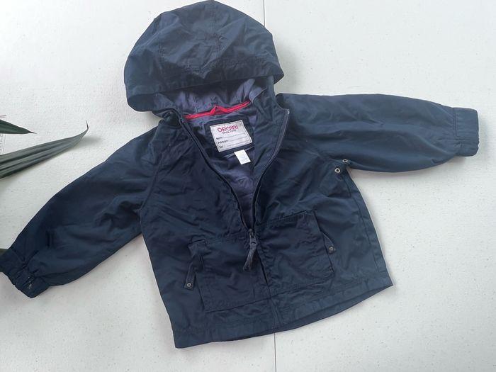 Veste coupe vent Obaibi bleu  taille 18 mois - photo numéro 1