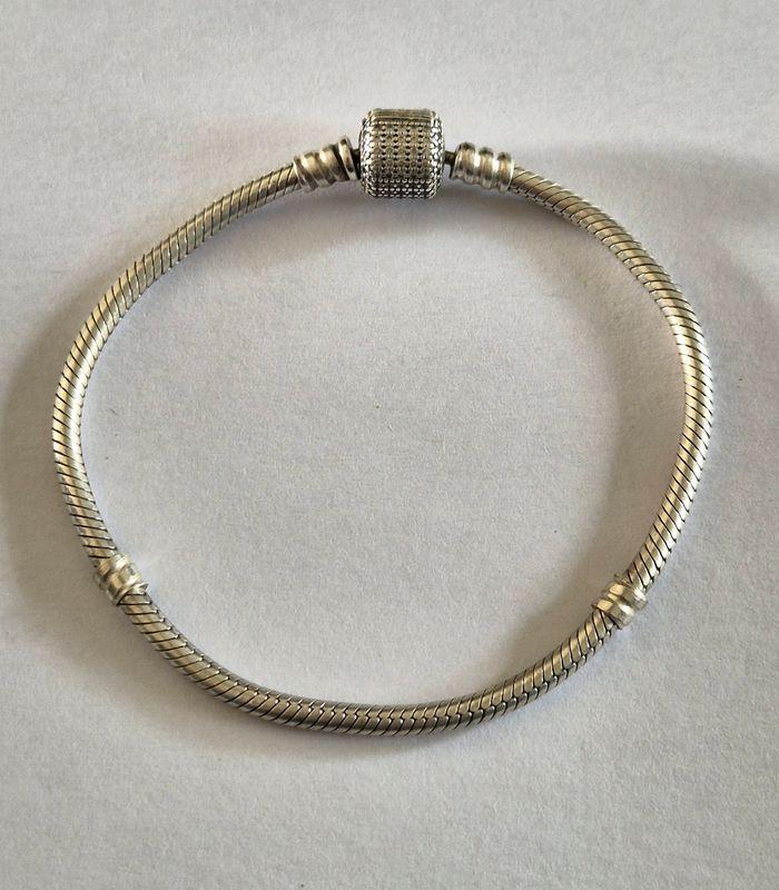 Bracelet Pandora pavé taille 19 cm - photo numéro 1