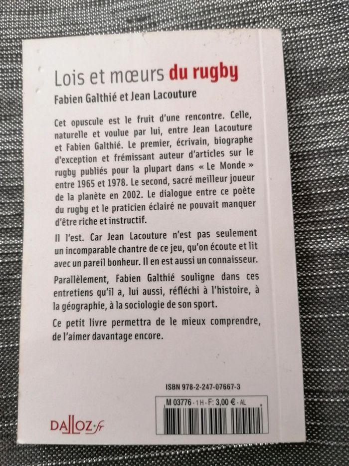 Petit livre sur le rugby - photo numéro 2