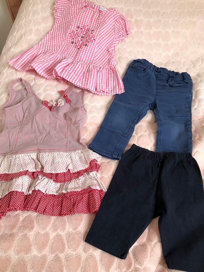 Lots 14 pièces fille 1 ans mélange haut ,pantalon,robe… - photo numéro 4