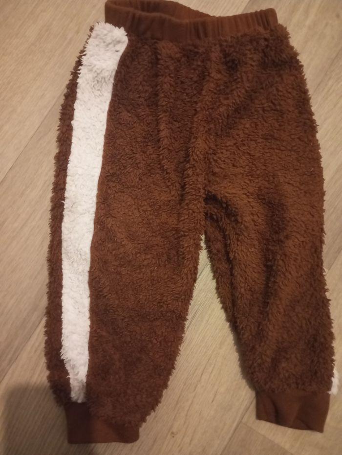 Ensemble pantalon et veste polaire enfant 2-3 ans. Tous neuf . Marron foncé et blanc. - photo numéro 2