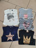 Lot tee shirt manches longues 2 ans