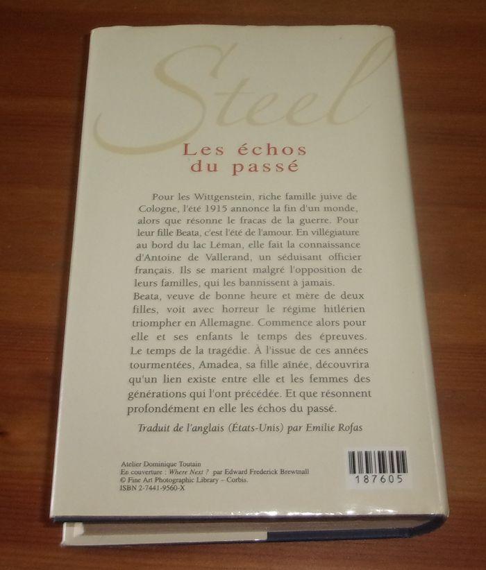 Les échos de la cité de Danielle Steel roman - photo numéro 2