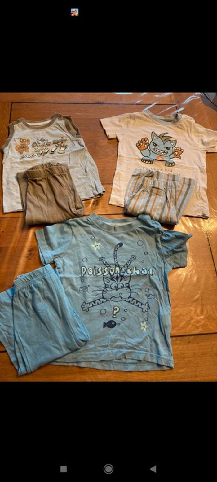 Lot 3 pyjamas short 3 ans - photo numéro 1