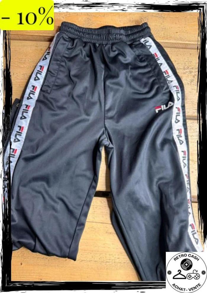 Pantalon fila noir à pression style Vintage taille xxs 6 - photo numéro 2