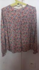 Blouse fleuris vertbaudet 8ans