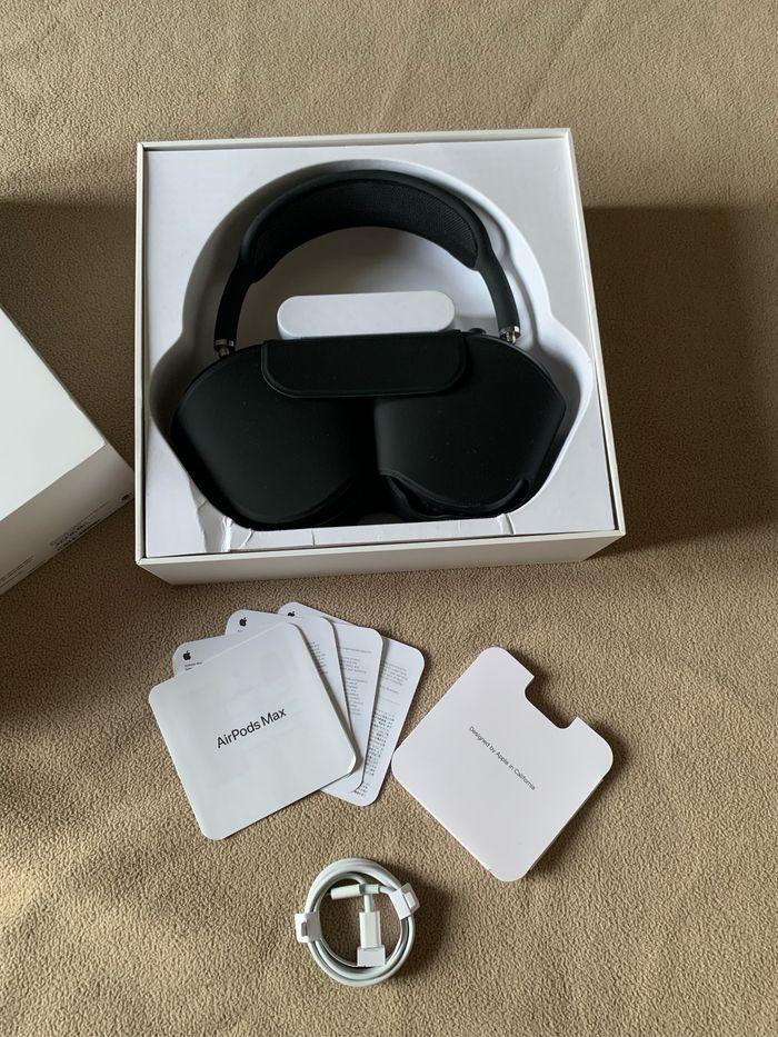 Casque Apple air pods max neuf noir - photo numéro 4